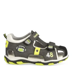Sandales Sport GRIS Garçon Motif Multicolore Scratch