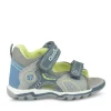 Sandales Sport GRIS Garçon Motif Uni Scratch