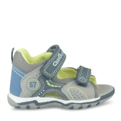 Sandales Sport GRIS Garçon Motif Uni Scratch