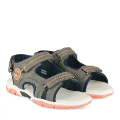 Sandales Sport GRIS Garçon Motif Multicolore Scratch