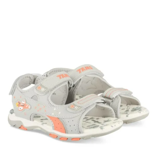 Sandales Sport GRIS Garçon Motif Multicolore Scratch