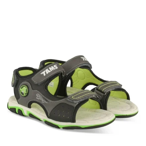 Sandales Sport GRIS Garçon Motif Multicolore Scratch