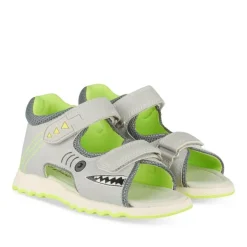 Sandales Sport GRIS Garçon Motif Animal Scratch