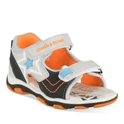 Sandales Sport GRIS Garçon Motif Etoiles Scratch