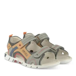 Sandales Sport GRIS Garçon Motif Multicolore Scratch