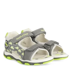 Sandales Sport GRIS Garçon Motif Voiture Scratch