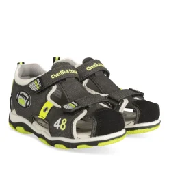 Sandales Sport GRIS Garçon Motif Multicolore Scratch