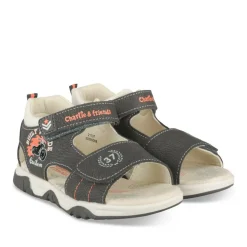 Sandales Sport GRIS Garçon Motif Multicolore Scratch