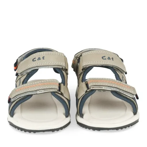 Sandales Sport GRIS Garçon Motif Multicolore Scratch