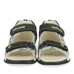 Sandales Sport GRIS Garçon Motif Multicolore Scratch