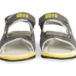 Sandales Sport GRIS Garçon Motif Multicolore Scratch