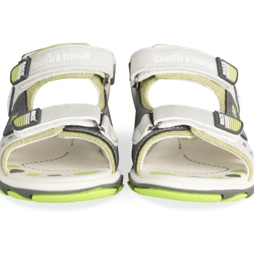Sandales Sport GRIS Garçon Motif Multicolore Scratch