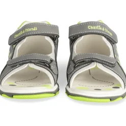 Sandales Sport GRIS Garçon Motif Voiture Scratch