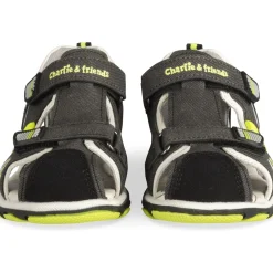 Sandales Sport GRIS Garçon Motif Multicolore Scratch
