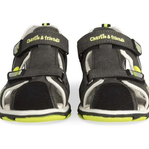 Sandales Sport GRIS Garçon Motif Multicolore Scratch