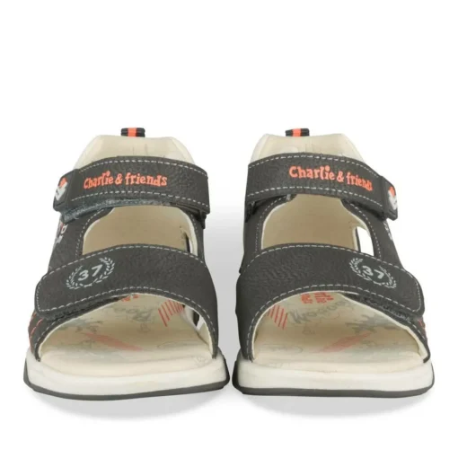 Sandales Sport GRIS Garçon Motif Multicolore Scratch