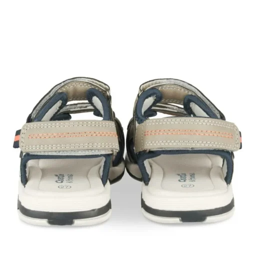 Sandales Sport GRIS Garçon Motif Multicolore Scratch