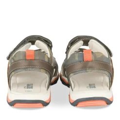 Sandales Sport GRIS Garçon Motif Multicolore Scratch