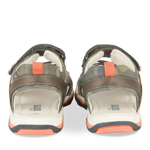 Sandales Sport GRIS Garçon Motif Multicolore Scratch