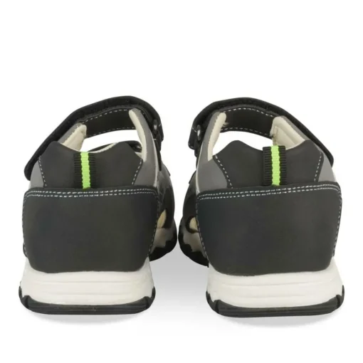 Sandales Sport GRIS Garçon Motif Multicolore Scratch