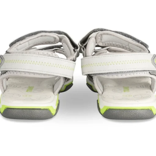 Sandales Sport GRIS Garçon Motif Dinosaure Scratch