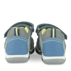 Sandales Sport GRIS Garçon Motif Uni Scratch