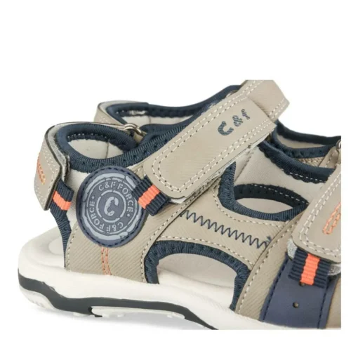 Sandales Sport GRIS Garçon Motif Multicolore Scratch
