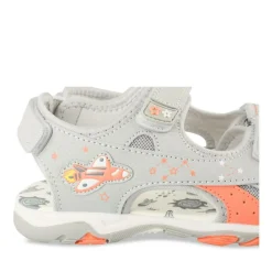 Sandales Sport GRIS Garçon Motif Multicolore Scratch