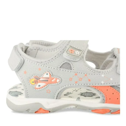Sandales Sport GRIS Garçon Motif Multicolore Scratch