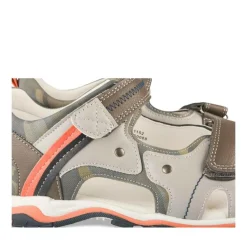Sandales Sport GRIS Garçon Motif Multicolore Scratch