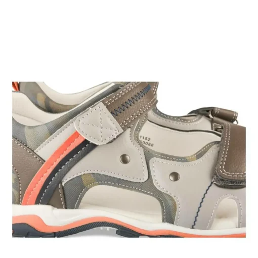 Sandales Sport GRIS Garçon Motif Multicolore Scratch