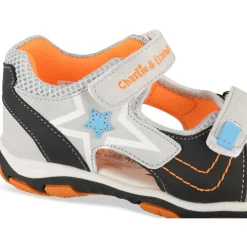 Sandales Sport GRIS Garçon Motif Etoiles Scratch