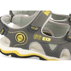 Sandales Sport GRIS Garçon Motif Multicolore Scratch