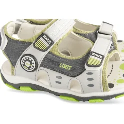 Sandales Sport GRIS Garçon Motif Multicolore Scratch