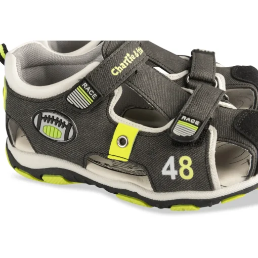 Sandales Sport GRIS Garçon Motif Multicolore Scratch