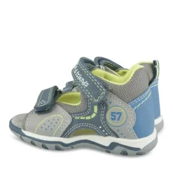 Sandales Sport GRIS Garçon Motif Uni Scratch