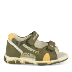 Sandales Sport KAKI Garçon Motif Multicolore Scratch