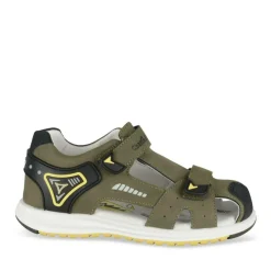 Sandales Sport KAKI Garçon Motif Multicolore Scratch