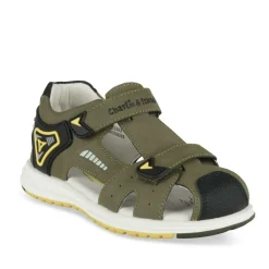 Sandales Sport KAKI Garçon Motif Multicolore Scratch