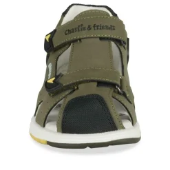 Sandales Sport KAKI Garçon Motif Multicolore Scratch