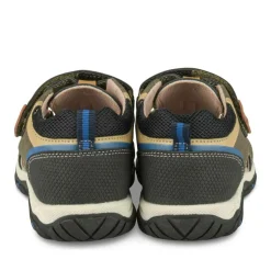 Sandales Sport KAKI Garçon Motif Uni Scratch