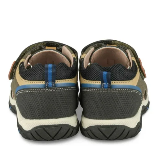 Sandales Sport KAKI Garçon Motif Uni Scratch