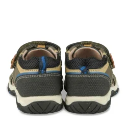 Sandales Sport KAKI Garçon Motif Uni Scratch
