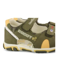Sandales Sport KAKI Garçon Motif Multicolore Scratch