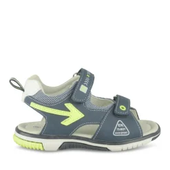 Sandales Sport MARINE Garçon Motif Uni Scratch