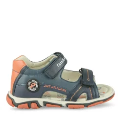 Sandales Sport MARINE Garçon Motif Dinosaure Scratch