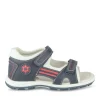 Sandales Sport MARINE Garçon Motif Uni Scratch