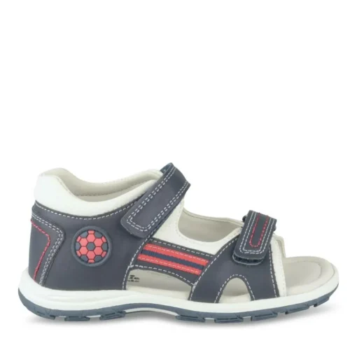 Sandales Sport MARINE Garçon Motif Uni Scratch