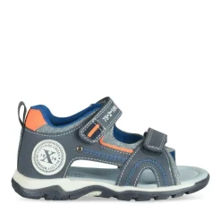 Sandales Sport MARINE Garçon Motif Uni Scratch