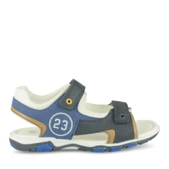 Sandales Sport MARINE Garçon Motif Multicolore Scratch